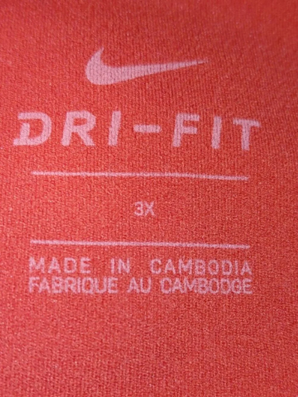 Nike Dri-Fit Yoga Luxe Built-in Shelf Bra Tank Top Burnt Orange Women's Size 3X